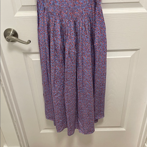 NWT J. Crew Medium Smocked Midi in Summer Fields Print Dress - Picture 8 of 10